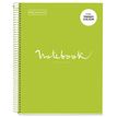 Notebook Emotions, couverture rigide, A4, quadrillage 5x5 mm, 80 feuilles de 1 couleur,Miquelrius, Lime.