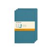 8058647629599-Moleskine Cahier - Journal - reliure cousue - large - 130 x 210 mm - papier ivoire - ligné - brisk blue-P_665591_2-0