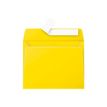 Pollen - Enveloppe - 90 x 140 mm - portefeuille - open zijkant - zelfklevend - afdrukbaar - intensief geel - pak van 20
