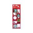 8410782185543-Apli kids - 16 étiquettes cadeau - 100 x 305 mm - Noël/pink x'mas-P_667425_1-0