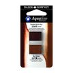 Daler-Rowney Aquafine - Ensemble de peinture - 2 parties - aquarelle - 2 couleurs - teinte marron Vandyke, ombre - demi-plateau
