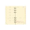 3371010161270-Recharge pour organiseur Timer 17 Pocket - 1 semaine sur 2 pages - 9 x 17 cm - papier ivoire - Quo Vadi--0
