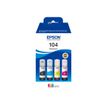 8715946684888-Epson EcoTank 104 - pack de 4 - noir, jaune, cyan, magenta - réservoir d'encre original-P_672720_9-3
