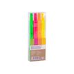 8410782189329-Apli Agipa - Pack de 4 surligneurs fluos rétractables - couleurs assorties-P_676550_4-2
