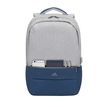 4260403578308-RIVACASE Prater - Sac à dos connecté pour ordinateur portable 17,3" - gris/bleu nuit-P_678843_13-12