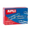 8429087000031-APLI - Trombones - No. 1.5 - 26 mm - nickelé - argent - pack de 100--0