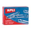 8429087000185-APLI - Trombones - No. 2 - 32 mm - argent - pack de 100--0
