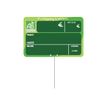 BEQUET Bio - krijtbord - 150 x 100 mm - groen (pak van 10)