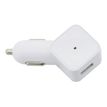MUVIT MUDCC0102 - Stroomadapter voor auto - 3.1 A - 2 uitgangsaansluitingen (USB) - wit