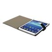 PORT MANILLE - Beschermende bedekking voor tablet - polyurethaan leer - zwart - voor Samsung Galaxy Tab 3 (8 inch)