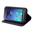 Muvit Wallet - Protection à rabat pour Samsung Galaxy Xcover 3 - noir
