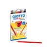 GIOTTO ELIOS GIANT - 12 Crayons de couleur