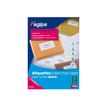 APLI-Agipa Etiquettes - etiketten - mat - 1800 etiket(ten) - 63.5 x 46.6 mm