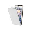 Muvit Slim - Flip cover voor mobiele telefoon - glad wit - voor Apple iPhone 6
