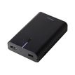 PNY PowerPack T10400 - Mobiele oplader - 10400 mAh - 2.4 A - 2 uitgangsaansluitingen (USB) - op kabel: Micro-USB