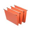 Esselte Dual - 25 Dossiers suspendus pour tiroirs - fond 30 mm - orange