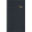5412303124690-Agenda de poche spiralé Genova Notaplan - 1 semaine sur 2 pages - 9 x 16 cm - noir - Brepols--0