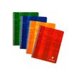 Clairefontaine - Notitieboek - met draad gebonden - 170 x 220 mm - 50 vellen / 100 pagina's - van ruiten voorzien - verkrijgbaar in verschillende kleuren - karton
