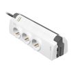 Watt&Co Multiprise parafoudre CONFERENCE - Blanche - 6 prises + 2 USB