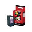 Lexmark - Hoog rendement - kleur (cyaan, magenta, geel) - origineel - inktcartridge - voor Lexmark P6210, X2530, X4550, X5070, X5075, X5260, X5320, X5340, X5410, X5490, X5495, Z1400