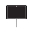 BEQUET Ardoisine krijtbord - 150 x 100 mm - dubbelzijdig - zwart (pak van 10)