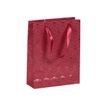 Clairefontaine Velvet - Sac cadeau rouge - 17 cm x 6 cm x 22 cm
