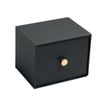 Exacompta OfficeByMe - Boîte à photos/fiches A6 - 1 tiroir - 4 intercalaires - noir