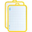 3086120002107-BIC - Ardoise Velleda blanche - 19 x 26 cm - double face grands carreaux (seyes) - cadre jaun-P_746210_3-2