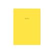 Kiub Go Stationery - Carnet de notes A5 - ligné - 160 pages - jaune