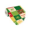 Clairefontaine Alliance Christmas - Papier cadeau - 70 cm x 50 m - 60 g/m² - patchwork vert/rouge