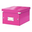 Leitz Click & Store - Boîte de rangement A5 - rose métallisé
