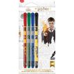 Maped Harry Potter - Pack de 4 feutres d'écriture - pointe moyenne 0,8 mm - couleurs assorties