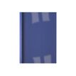 GBC LinenWeave - 100 couvertures à reliure thermique - tranche 1,5 mm - bleu