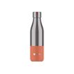 Les Artistes Paris - Gourde Bouteille isotherme 500 ml - inox et rose - acier inoxydable