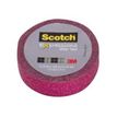 Scotch Expressions Glitter Tape - Decoratiesticker - 15 mm x 5 m - roze glitter