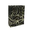 Clairefontaine Premium Max & Moi - Sac cadeau arabesque or/noir - 17 cm x 6 cm x 22 cm