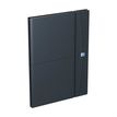3147280190964-Agenda à élastique Office - 1 semaine sur 2 pages - 21 x 29,7 cm - gris/noir - Oxford--0
