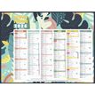 Calendrier bancaire illustré année civile BOUCHUT "Exotique Medium" 32 x 42 cm Pefc 70 %