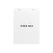 Rhodia - Bloc notes N°16 - A5 - 160 pages - petits carreaux - 80g - blanc