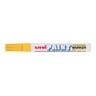 Uni PAINT PX-20 - Marker - permanent - geel - inkt op alcoholbasis - 2.2-2.8 mm - gemiddeld