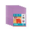 3045050019166-M STAR - 10 Pochettes coin -  A4 - pour 25 feuilles - 15/100 - violet-P_78071511_2-1