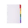 3130630023067-Exacompta Nature Future - Intercalaire 6 positions - A4 - carte blanche-Avant-3
