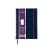 Oberthur Carmen - Notitieboek - A6 - 100 vellen / 200 pagina's - ivoorkleurig papier - ongekleurd - blauwe hoes