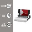 043859512119-Fellowes Pulsar E-300 - machine à relier / relieuse perforeuse éléctrique - Perfore 20 feuilles - rel--1