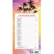3592930026955-Calendrier bloc mensuel à feuillets année civile BOUCHUT "409 Exotique" 19 x 36 cm Pefc 70 %--0