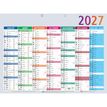 3660942003582-Calendrier Multicolore - 7 mois par face - 55 x 40,5 cm - Exacompta--1