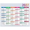 3660942003612-Calendrier Multicolore - 6 mois par face - 18 x 13,5 cm - Exacompta--1