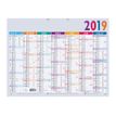 3660942003582-Calendrier Multicolore - 7 mois par face - 55 x 40,5 cm - Exacompta-P_79139606_1-3