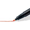 4007817304327-STAEDTLER LUMOCOLOR 318 - Marqueur permanent - pointe fine - rouge--4