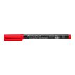 STAEDTLER LUMOCOLOR 317 - Marqueur permanent - pointe moyenne - rouge